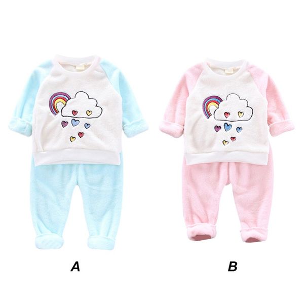 детские наборы пижамы из двух частей baby home service костюм облако фланель шаблон пижамы, White
детские наборы пижамы из двух частей baby home service костюм облако фланель шаблон пижамы, White