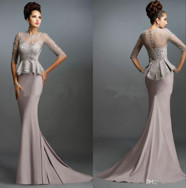 modest mother of bride mermaid evening dresses long formal mother of the groom formal gowns with peplum illusion sleeves lace appliques, Black;red
modest mother of bride mermaid evening dresses long formal mother of the groom formal gowns with peplum illusion sleeves lace appliques, Black;red