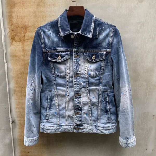 mens fashion boutique jackets letter trend washed dd2 denim jacket student couple with the same paragraph c13, Black;brown
mens fashion boutique jackets letter trend washed dd2 denim jacket student couple with the same paragraph c13, Black;brown