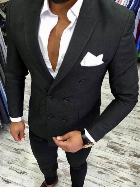 anniebritney double breasted black 2 piece slim men formal suit 2020 groom wedding tuxedo custom prom wedding business men suit, White;black
anniebritney double breasted black 2 piece slim men formal suit 2020 groom wedding tuxedo custom prom wedding business men suit, White;black