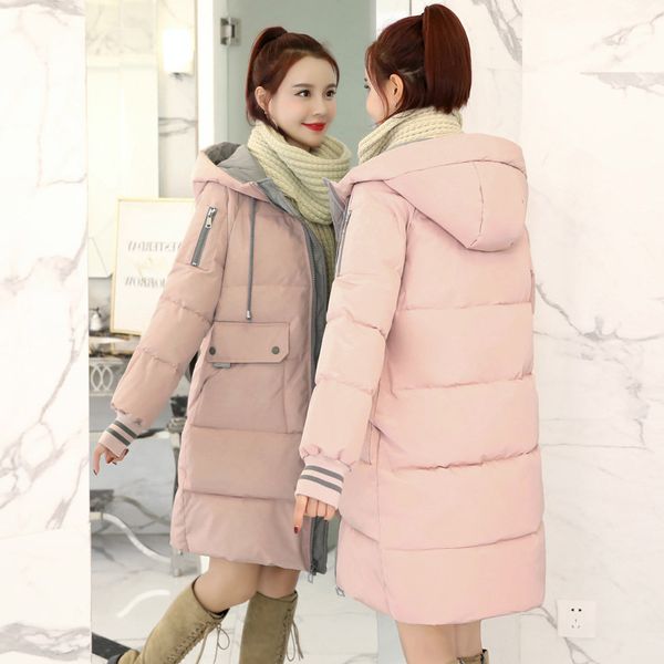 thick down jacket cotton-padded clothes women's mid-length 2019 new style winter korean-style loose-fit over-the-knee cotton-pad, Blue;black
thick down jacket cotton-padded clothes women's mid-length 2019 new style winter korean-style loose-fit over-the-knee cotton-pad, Blue;black