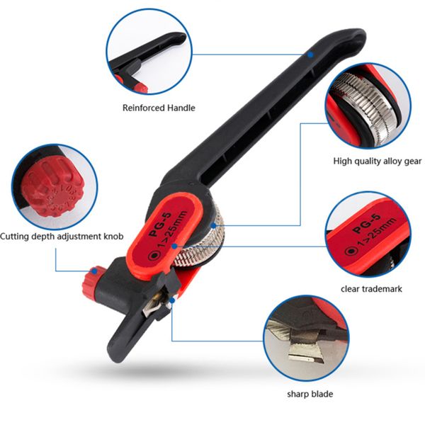 cable wire stripper cutter multi-functional crimping stripping cutter automatic plier knife tool hardware accessories
cable wire stripper cutter multi-functional crimping stripping cutter automatic plier knife tool hardware accessories