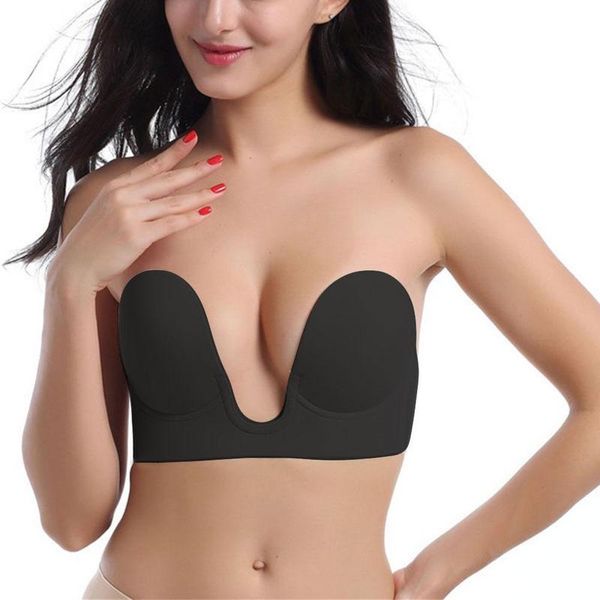 invisible push up sport bra 2 colors to choose backless plunge sport bra strapless u shape three quarters adhesive silicone, White;black
invisible push up sport bra 2 colors to choose backless plunge sport bra strapless u shape three quarters adhesive silicone, White;black