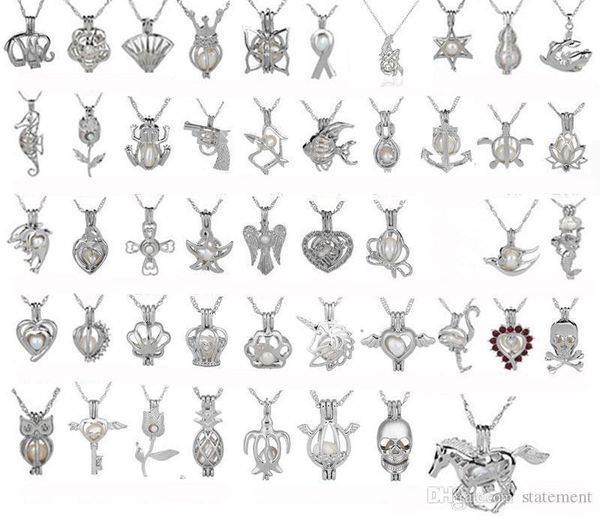 Silver Pearl Cage Pendant With Natural Oyster Pearl Beads Fashion Mermaid Unicorn Dragon Shape Locket Clavicle Chain Diy Necklace
Silver Pearl Cage Pendant With Natural Oyster Pearl Beads Fashion Mermaid Unicorn Dragon Shape Locket Clavicle Chain Diy Necklace