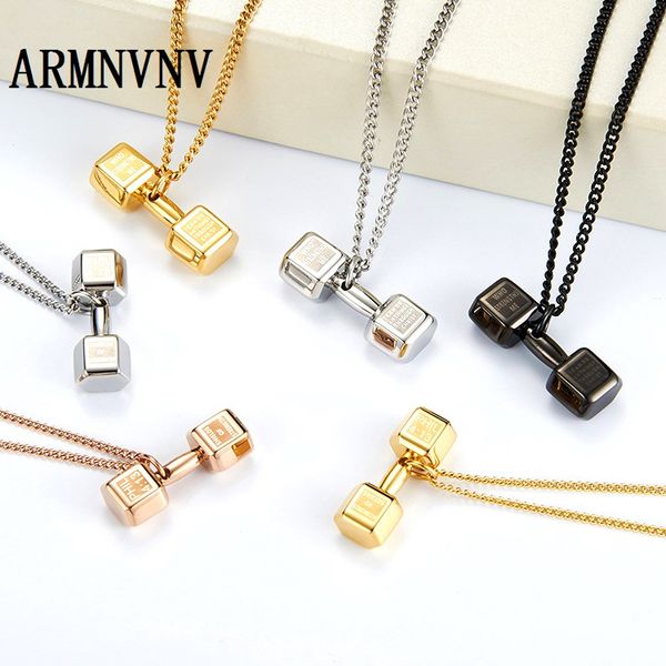 armnvnv titanium steel rose gold silver black couple fitness dumbbell pendant collar choker necklace chain fashion jewelry gift
armnvnv titanium steel rose gold silver black couple fitness dumbbell pendant collar choker necklace chain fashion jewelry gift