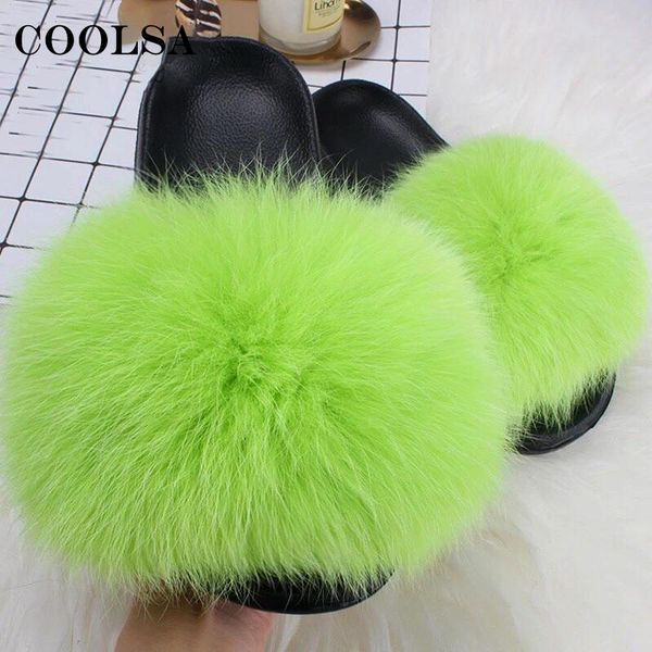 women fur slippers fox fur slides fluffy raccoon fur woman sandals flat indoor slippers female furry flip flops plush shoes, Black
women fur slippers fox fur slides fluffy raccoon fur woman sandals flat indoor slippers female furry flip flops plush shoes, Black