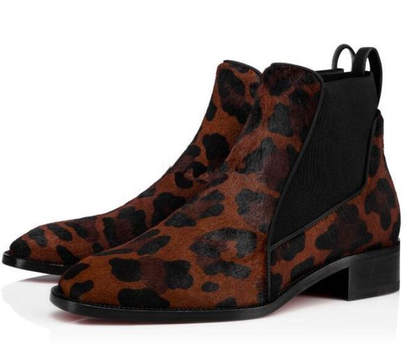 famous ladies winter ankle boot luxurious brands red bottom marmada flats red sole booties leopard printed-calfskin fashion boots, Black
famous ladies winter ankle boot luxurious brands red bottom marmada flats red sole booties leopard printed-calfskin fashion boots, Black