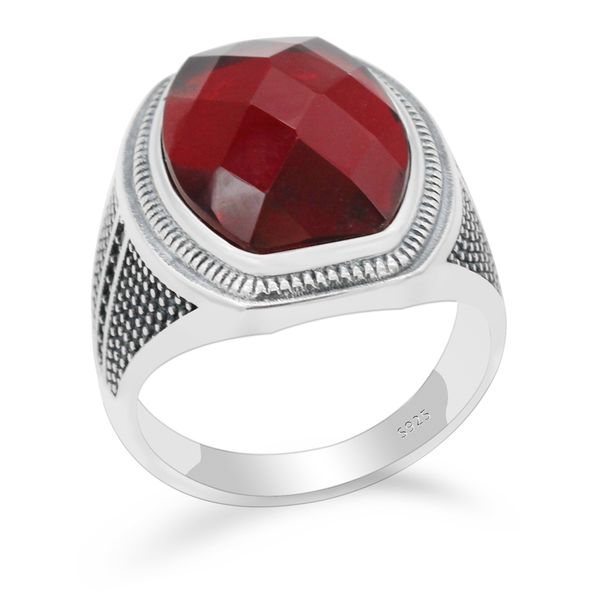 real 925 sterling silver punk signet rings red cubic zircon ring for men party fine handmade jewelry, Golden;silver
real 925 sterling silver punk signet rings red cubic zircon ring for men party fine handmade jewelry, Golden;silver