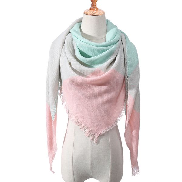 patchwork contract color women autumn winter scarf 2019 simple design triangular streetwear casual neck scarves shawls for lady, Blue;gray
patchwork contract color women autumn winter scarf 2019 simple design triangular streetwear casual neck scarves shawls for lady, Blue;gray