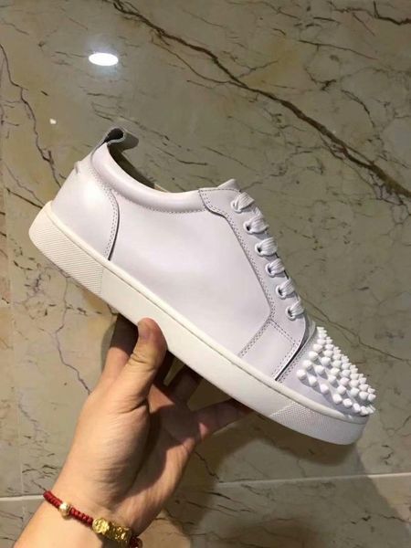 designs fashion spike loafer dress shoes red bottom sneaker luxury party wedding shoes genuine leather spikes lace-up casual shoes.l29, Black
designs fashion spike loafer dress shoes red bottom sneaker luxury party wedding shoes genuine leather spikes lace-up casual shoes.l29, Black
