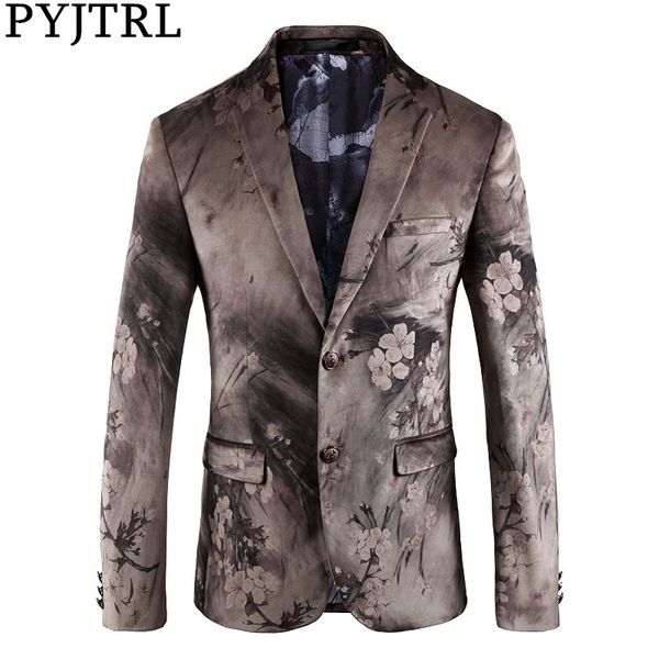 pyjtrl new mens velvet floral patter suit jacket fashion casual slim fit blazer stage singers costume coat men, White;black
pyjtrl new mens velvet floral patter suit jacket fashion casual slim fit blazer stage singers costume coat men, White;black