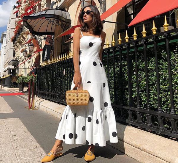 women white summer boho dress strappy dot printed long maxi party beach dresses woman party night vestidos verano 2019 new, Black;gray
women white summer boho dress strappy dot printed long maxi party beach dresses woman party night vestidos verano 2019 new, Black;gray