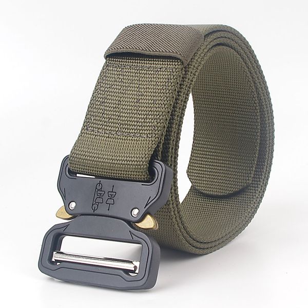 tactical nylon belt outdoor training real nylon 4.3cm * 125cm cobra zinc alloy buckle men's belt, Black;green
tactical nylon belt outdoor training real nylon 4.3cm * 125cm cobra zinc alloy buckle men's belt, Black;green