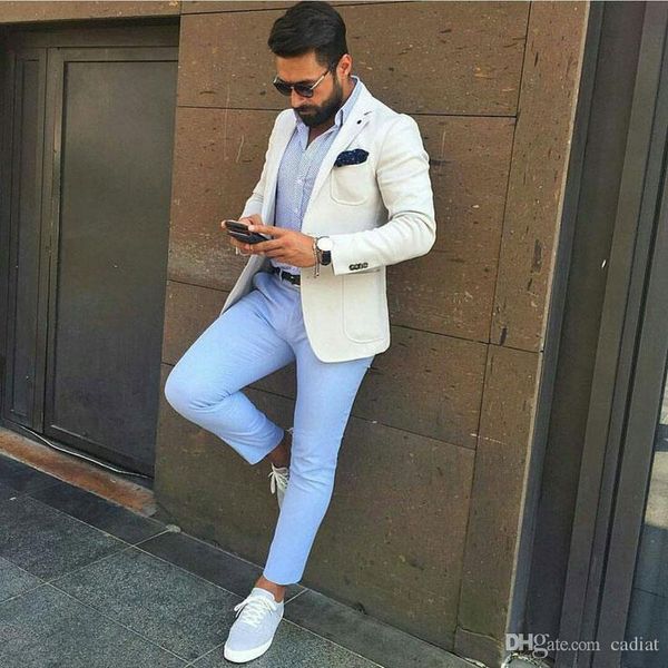 ivory business man outfit men suits for wedding groom tuxedo blue pants attires slim fit costume homme 2piece slim fit terno masculino, Black;gray
ivory business man outfit men suits for wedding groom tuxedo blue pants attires slim fit costume homme 2piece slim fit terno masculino, Black;gray