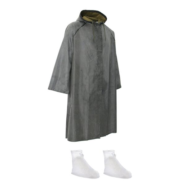 1 pair waterproof rain boot cover wear resistant rainproof shoes cover & rubber raincoat labor protection raincoat, Camo;black
1 pair waterproof rain boot cover wear resistant rainproof shoes cover & rubber raincoat labor protection raincoat, Camo;black