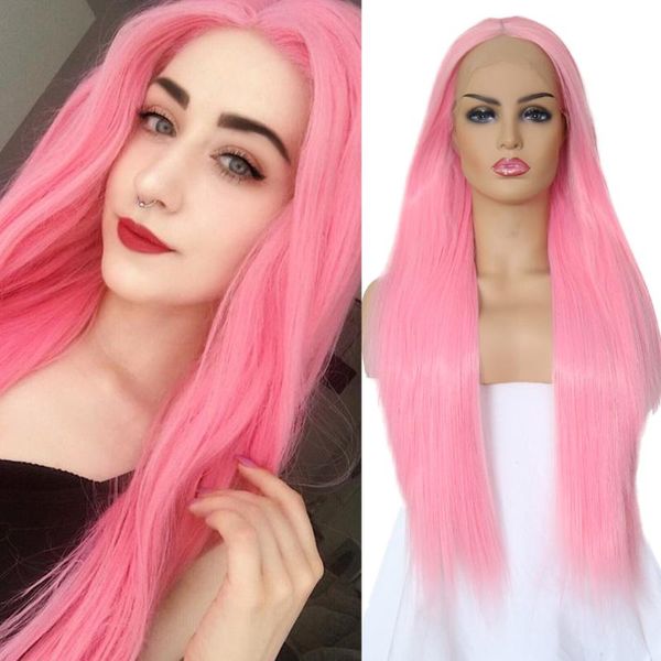 quinlux wigs glueless heat fiber synthetic hair pink long straight wigs half hand tied cosplay costume lace front wig for women, Black
quinlux wigs glueless heat fiber synthetic hair pink long straight wigs half hand tied cosplay costume lace front wig for women, Black