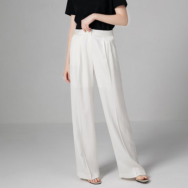 white acetate long trousers women casual loose wide leg pants high waist office ladies palazzo pants spodnie damskie ins bottoms, Black;white
white acetate long trousers women casual loose wide leg pants high waist office ladies palazzo pants spodnie damskie ins bottoms, Black;white