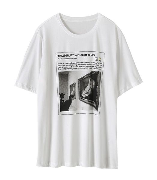 t-shirt female 2019 summer new loose comfortable round neck pattern printing cotton wild ladies short sleeve, White
t-shirt female 2019 summer new loose comfortable round neck pattern printing cotton wild ladies short sleeve, White