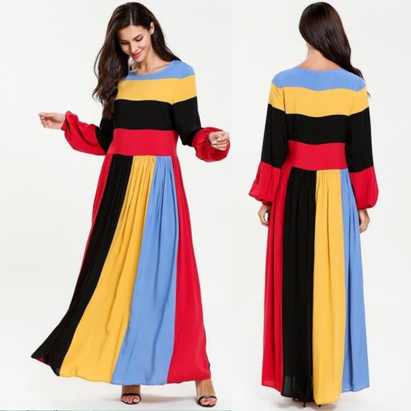 women abaya turkey dubai muslim dress striped long sleeve maxi dresses kaftan turkish bangladesh islamic clothing elastic robe, Red
women abaya turkey dubai muslim dress striped long sleeve maxi dresses kaftan turkish bangladesh islamic clothing elastic robe, Red