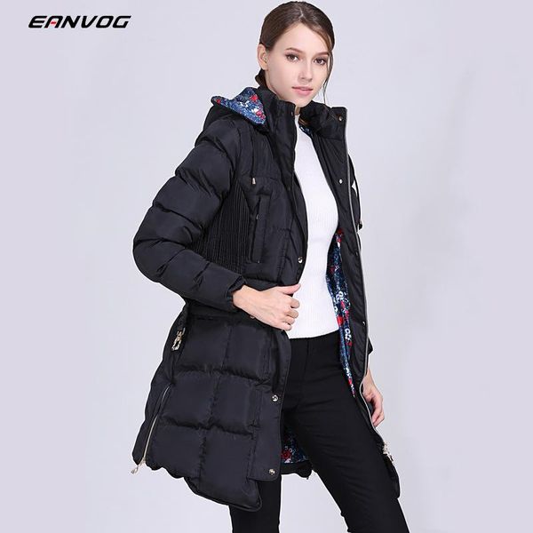 new fashion jacket coat down hooded slim women warm cotton down long casual outwear coat mid-length waist hooded jacket, Black
new fashion jacket coat down hooded slim women warm cotton down long casual outwear coat mid-length waist hooded jacket, Black