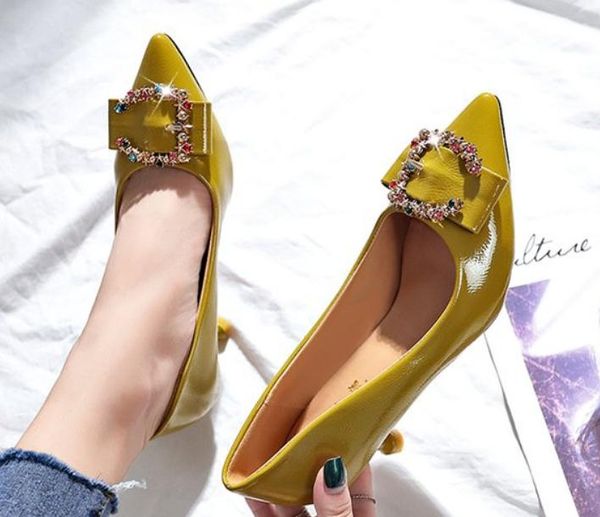 2020 women's shoes in spring and autumn with new style high heel fine heel pointed end@4118, Black
2020 women's shoes in spring and autumn with new style high heel fine heel pointed end@4118, Black