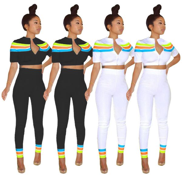 womens panelled designer sets short sleeve v neck womens two piece pants fashion style womens sets, White
womens panelled designer sets short sleeve v neck womens two piece pants fashion style womens sets, White