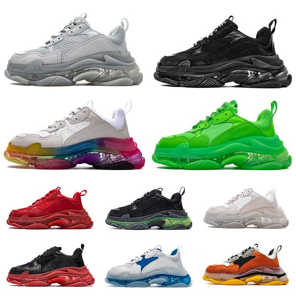 new paris 17fw triple s sneakers luxury mens women casual shoes triple s white green black red rainbow flat designer platform dad shoe
new paris 17fw triple s sneakers luxury mens women casual shoes triple s white green black red rainbow flat designer platform dad shoe