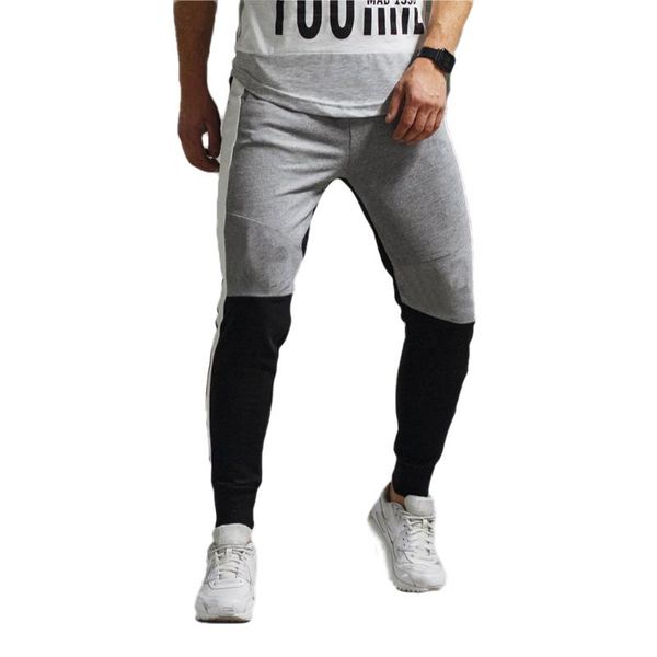 men's pants est arrival men color block patchwork sport trousers casual elastic waist feet cuff hip hop jogger sweatpants with pocket, Black
men's pants est arrival men color block patchwork sport trousers casual elastic waist feet cuff hip hop jogger sweatpants with pocket, Black