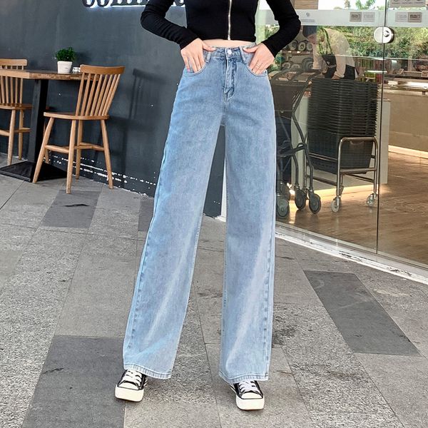 jeans female radish female pants straight baggy straight pants high-waisted blue students look thin and sexy
jeans female radish female pants straight baggy straight pants high-waisted blue students look thin and sexy