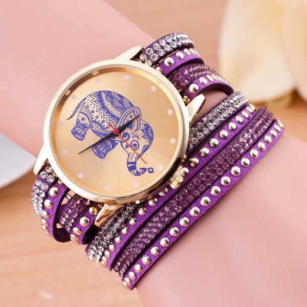 2018 fashion sport crystal braided bracelet watch women elephant round dial quartz watch female wristwatch, Slivery;brown
2018 fashion sport crystal braided bracelet watch women elephant round dial quartz watch female wristwatch, Slivery;brown