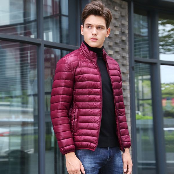 new men's jacket winter slim stand collar cotton coat light and warm solid color casual fashion men's down coat parka, Black
new men's jacket winter slim stand collar cotton coat light and warm solid color casual fashion men's down coat parka, Black