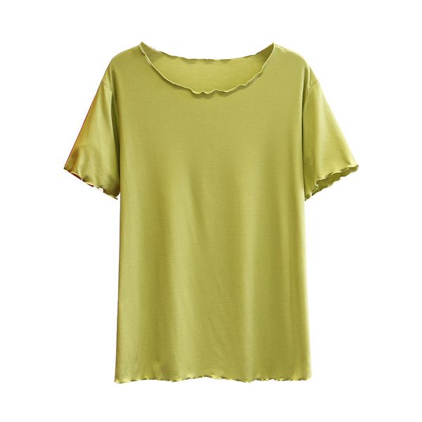 women summer t-shirt lady tees female solid color short sleeve fashion plus size s56-843, White
women summer t-shirt lady tees female solid color short sleeve fashion plus size s56-843, White