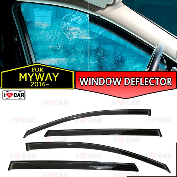 window deflector for lifan myway 2016- car window deflector wind guard vent sun rain visor cover car styling
window deflector for lifan myway 2016- car window deflector wind guard vent sun rain visor cover car styling