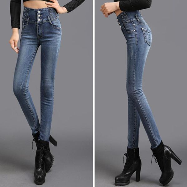 hibay women slim jeans skinny high waist jeans pencil pants stretch waist pants 2020 denim, Blue
hibay women slim jeans skinny high waist jeans pencil pants stretch waist pants 2020 denim, Blue