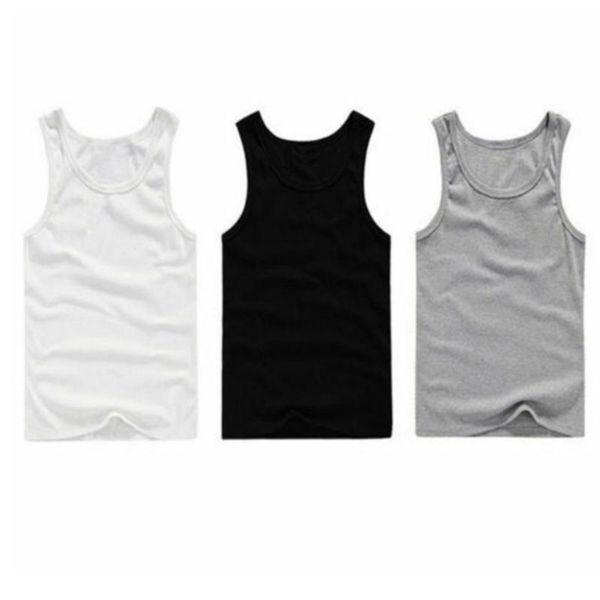 men' tank summer mens sleeveless t shirt stringer cusual sports vests shirts, White;black
men' tank summer mens sleeveless t shirt stringer cusual sports vests shirts, White;black