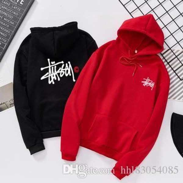 2018 hooded tide brand sweatshirt couples men women plus velvet fashion casual hip hop sweatshirt hoodies, Black 
2018 hooded tide brand sweatshirt couples men women plus velvet fashion casual hip hop sweatshirt hoodies, Black