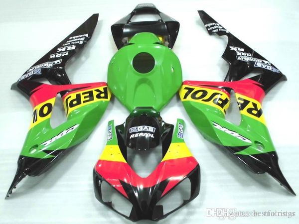 perfect fitment injection mould fairings for honda cbr1000rr 2006 2007 yellow red green fairing kit cbr 1000 rr 06 07 re45 
perfect fitment injection mould fairings for honda cbr1000rr 2006 2007 yellow red green fairing kit cbr 1000 rr 06 07 re45