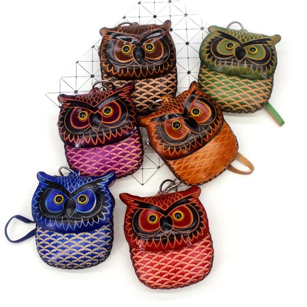 cowhide owl coin wallets womens cartoon zipper genuine leather coin purse little girl purse vintage mini wristlet bag small gift, Black
cowhide owl coin wallets womens cartoon zipper genuine leather coin purse little girl purse vintage mini wristlet bag small gift, Black