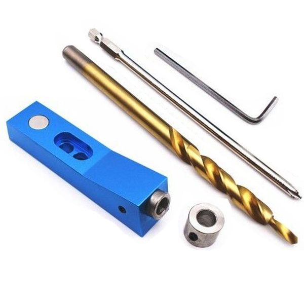 woodworking pocket hole jig kit angle drill guide set hole puncher locator core drill bit for diy carpentry tools
woodworking pocket hole jig kit angle drill guide set hole puncher locator core drill bit for diy carpentry tools