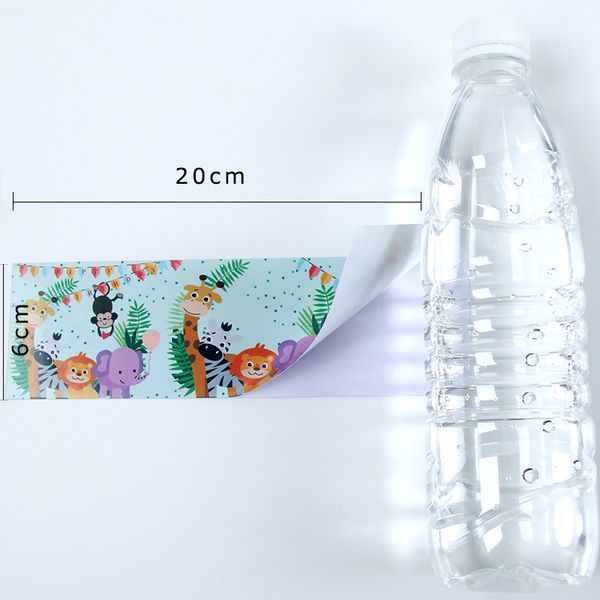 6pcs/lot jungle animal theme water bottle labels stickers wedding gifts for guests baby shower favors party decoration supplies
6pcs/lot jungle animal theme water bottle labels stickers wedding gifts for guests baby shower favors party decoration supplies