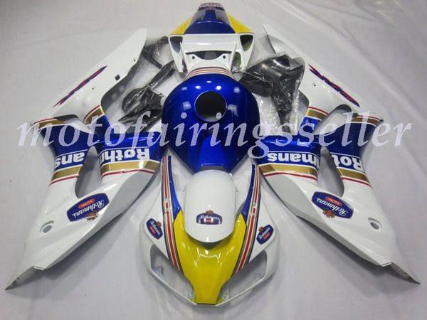 oem quality new abs full fairings kits fit for honda cbr1000rr (2006-2007) cbr1000rr 06 07 bodywork set white blue and yellow
oem quality new abs full fairings kits fit for honda cbr1000rr (2006-2007) cbr1000rr 06 07 bodywork set white blue and yellow