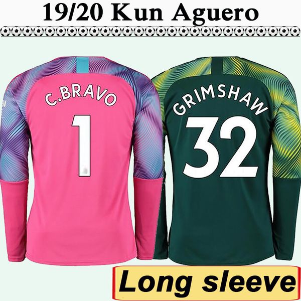 19 20 long sleeve c. bravo ederson m. mens soccer jerseys grimshaw stenson home away goalkeeper football shirts kun aguero de bruyn uniforms, Black;yellow
19 20 long sleeve c. bravo ederson m. mens soccer jerseys grimshaw stenson home away goalkeeper football shirts kun aguero de bruyn uniforms, Black;yellow