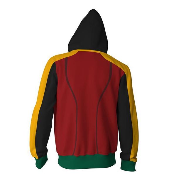 vip fashion 2019 selling cool 3d printed dc super hero inspector robin suits sweatshirts for men cosplay zipper hoodies, Black
vip fashion 2019 selling cool 3d printed dc super hero inspector robin suits sweatshirts for men cosplay zipper hoodies, Black