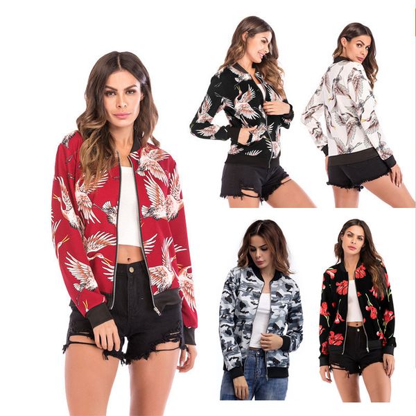 women's jackets 2021 autumn basic jacket women coat casual veste femme chaqueta mujer print casaco feminino bomber jaqueta feminina, Black;brown
women's jackets 2021 autumn basic jacket women coat casual veste femme chaqueta mujer print casaco feminino bomber jaqueta feminina, Black;brown