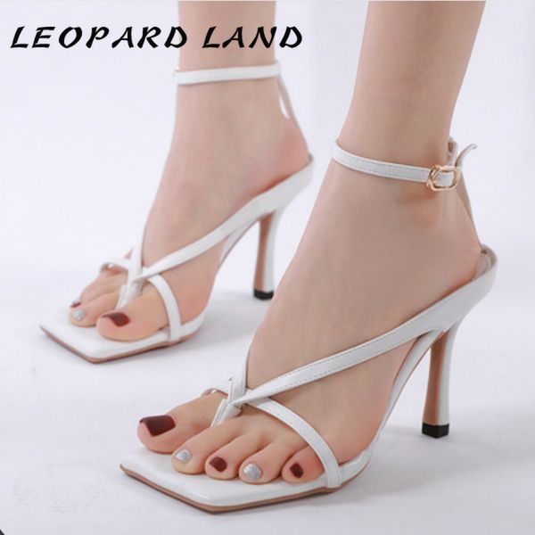 leopard land 2020 summer new stiletto hollow sandals high-heeled white thin belt clip toe square head wild women's shoes cwf, Black
leopard land 2020 summer new stiletto hollow sandals high-heeled white thin belt clip toe square head wild women's shoes cwf, Black