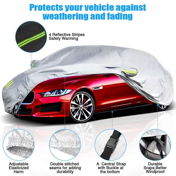car cover outdoor sedan waterproof windproof all weather scratch resistant uv protection adjustable buckle straps for sedan
car cover outdoor sedan waterproof windproof all weather scratch resistant uv protection adjustable buckle straps for sedan