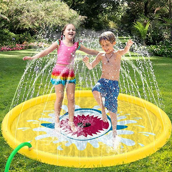 summer outdoor children's water spray pad inflatable watering mat lawn games sprinkler play toys out parent-child water games 
summer outdoor children's water spray pad inflatable watering mat lawn games sprinkler play toys out parent-child water games