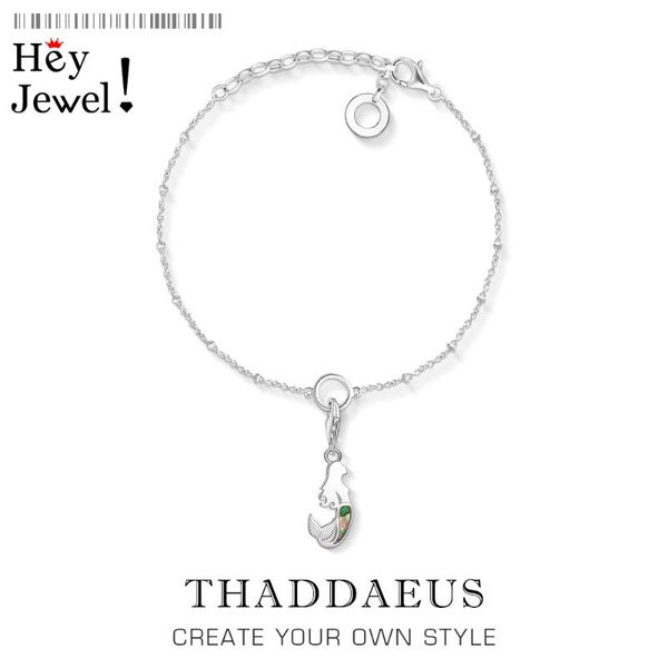 mermaid charm bracelet 2020 summer brand new link chain 925 sterling silver fashion adjustable trendy jewelry women gift, Golden;silver
mermaid charm bracelet 2020 summer brand new link chain 925 sterling silver fashion adjustable trendy jewelry women gift, Golden;silver