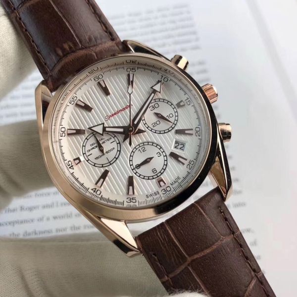 new arrival business men watches fashion satch all dials work leahter strap casual man quartz watch for mens male clock 2020, Slivery;brown
new arrival business men watches fashion satch all dials work leahter strap casual man quartz watch for mens male clock 2020, Slivery;brown