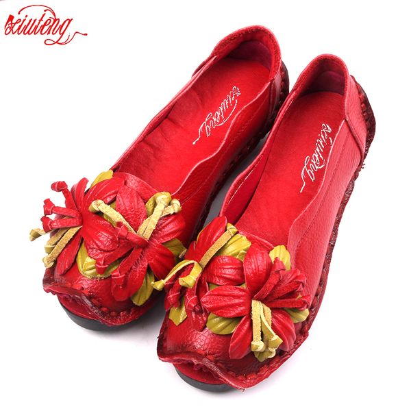 xiuteng new national wind flowers handmade genuine leather shoes women retro soft bottom flat shoes summer canvas ballet flats cj191217, Black
xiuteng new national wind flowers handmade genuine leather shoes women retro soft bottom flat shoes summer canvas ballet flats cj191217, Black